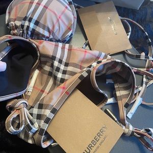 Burberry  bikini brand new size lrg #Authentic